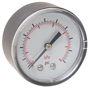 Midwest Control PSB20-300 1/4NPT 2 Dry Pressure Gauge 0-300 psi Back Mount 