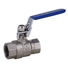 1&quot; FPT Nickel-Plated Ball
Valve w/Locking Handle 600 PSI