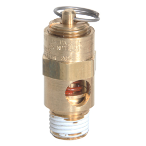 1/2" ASME Soft Seat Safety Valve 200 Psi 363 SCFM - Michigan Air Solutions